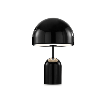 Émilie Portable Glossy LED Table Lamp with Modern Curves
