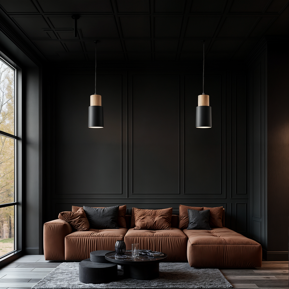 Amélie Handcrafted Oak Pendant Light