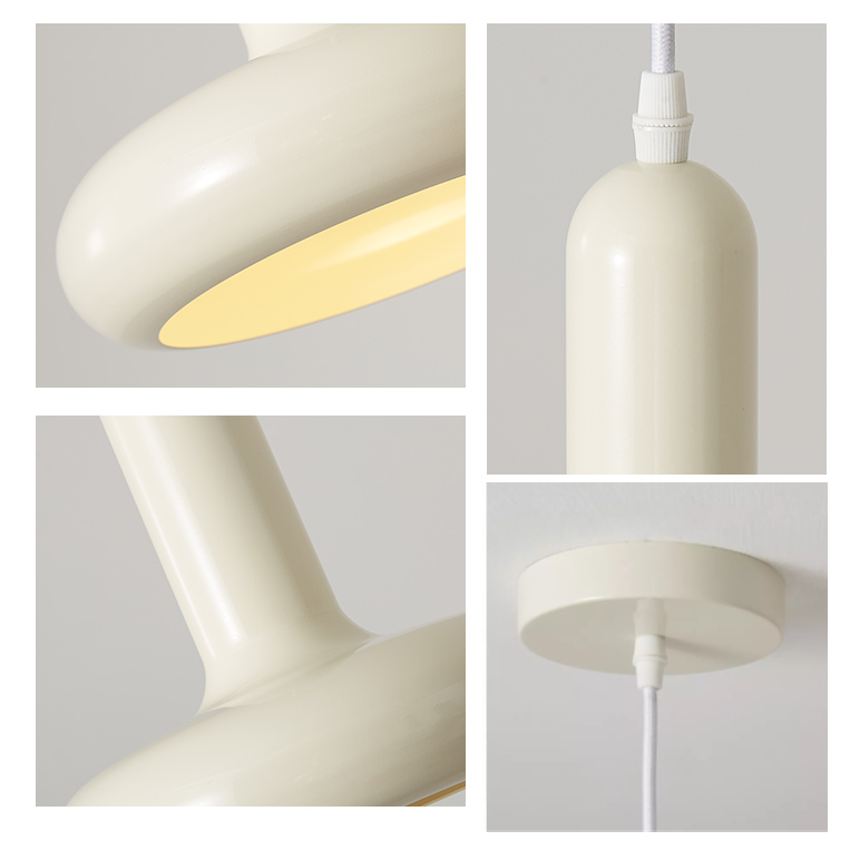 Élise Capsule White Retro LED Pendant Light