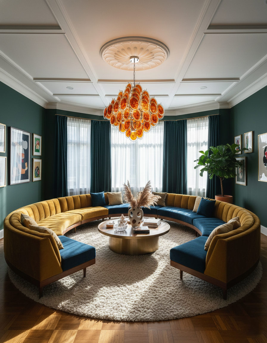 Isaline Carmosa Murano-Style Glass Chandelier