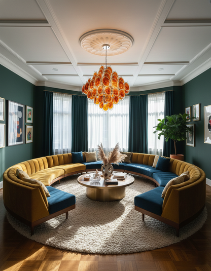 Isaline Carmosa Murano-Style Glass Chandelier