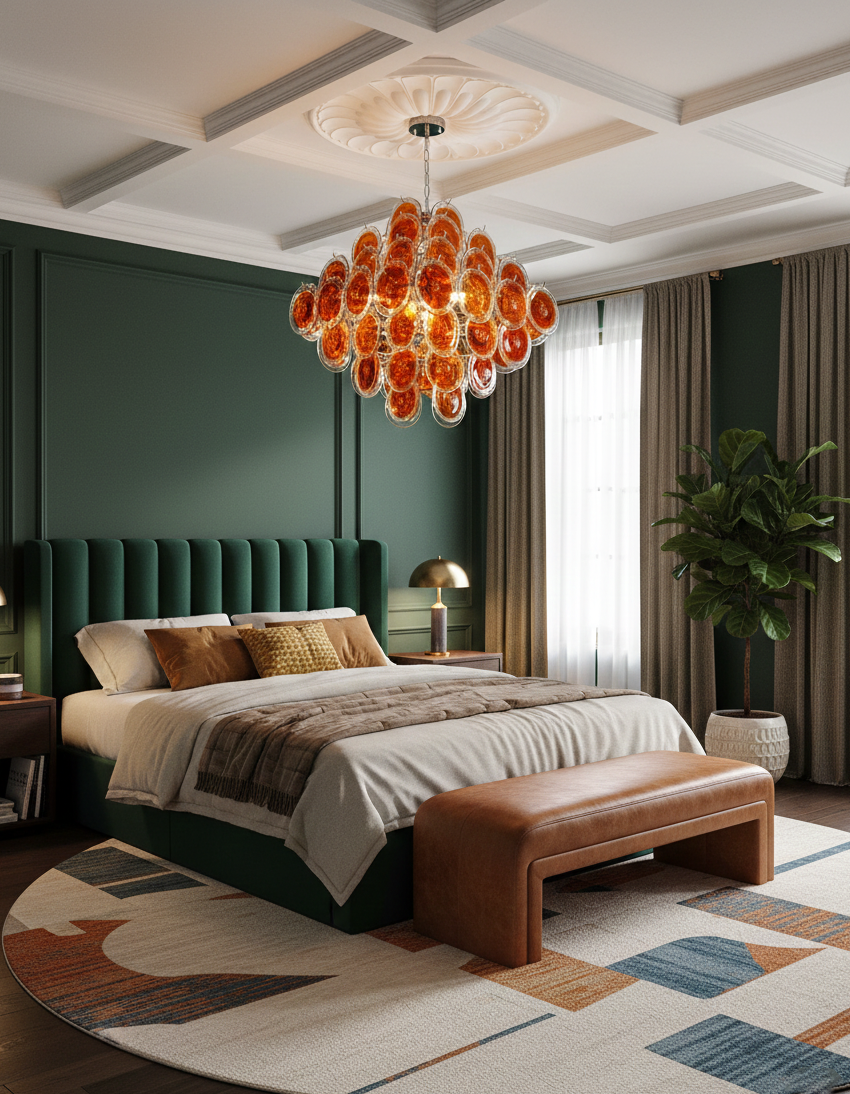 Isaline Carmosa Murano-Style Glass Chandelier