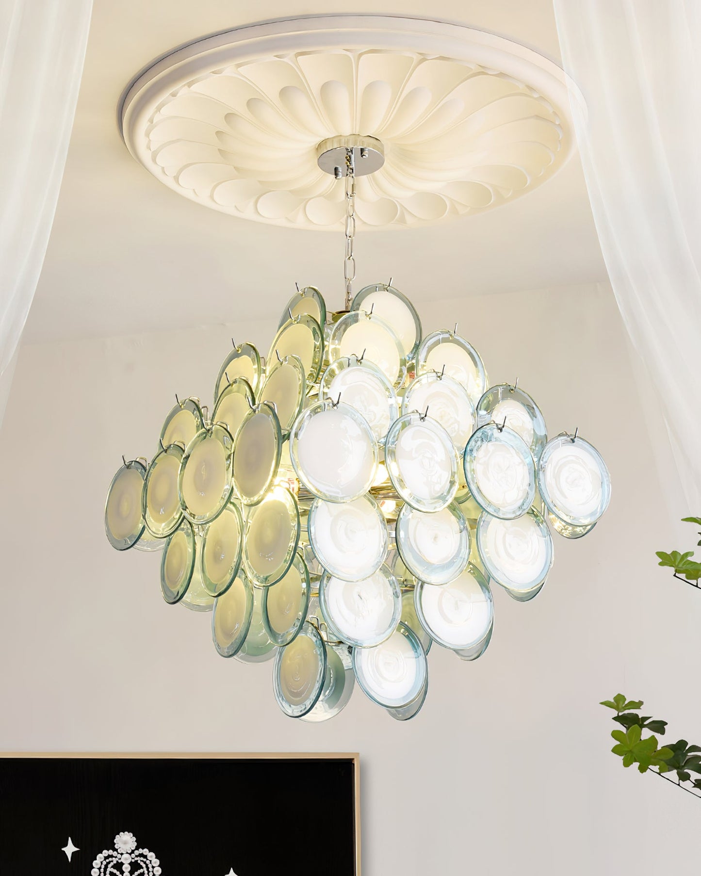 Isaline Carmosa Murano-Style Glass Chandelier