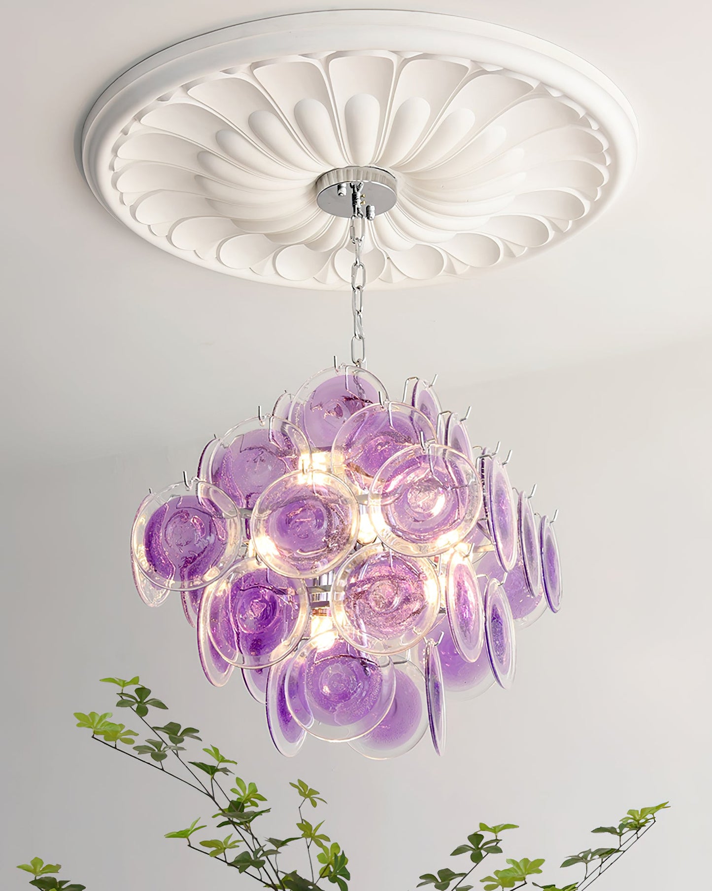 Isaline Carmosa Murano-Style Glass Chandelier