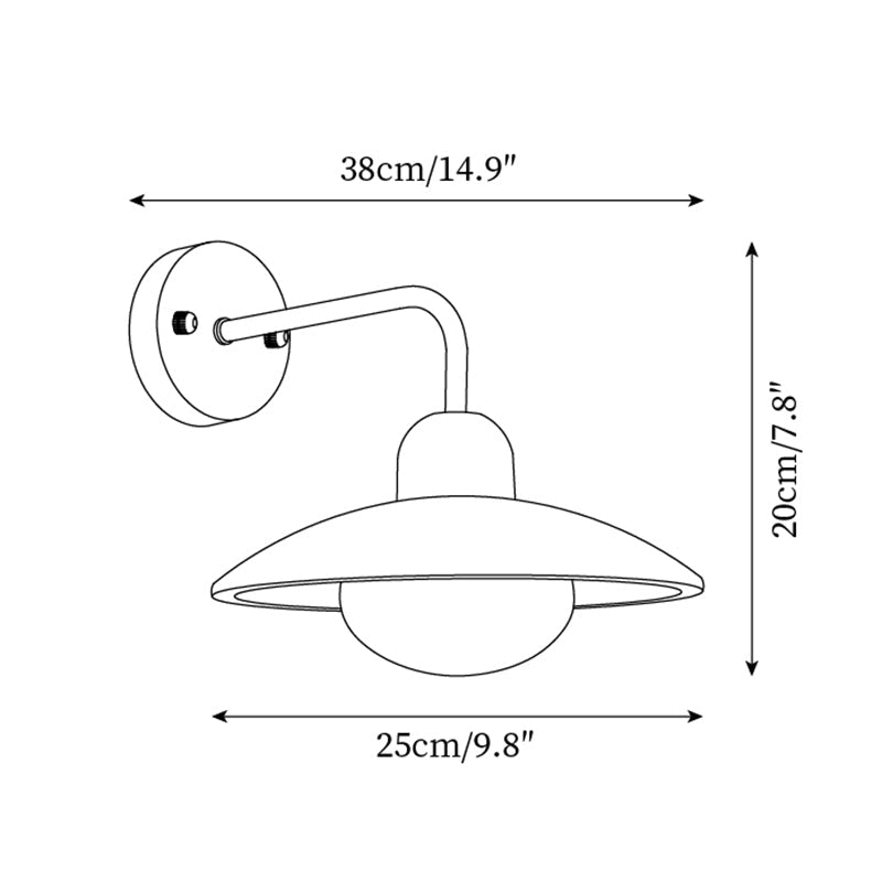 Wandlampe Carolia Travertine mit Holzfuß und Arm aus gebürstetem Messing
