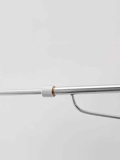Élise Chrome Rocker Wall Lamp Silver Modern Adjustable Sconce