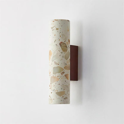 Sophie Clasten Wandleuchte Holz und Terrazzo LED-Beleuchtung