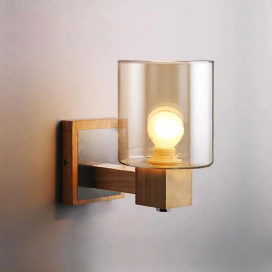 Élise Cognacglas LED-Wandleuchte