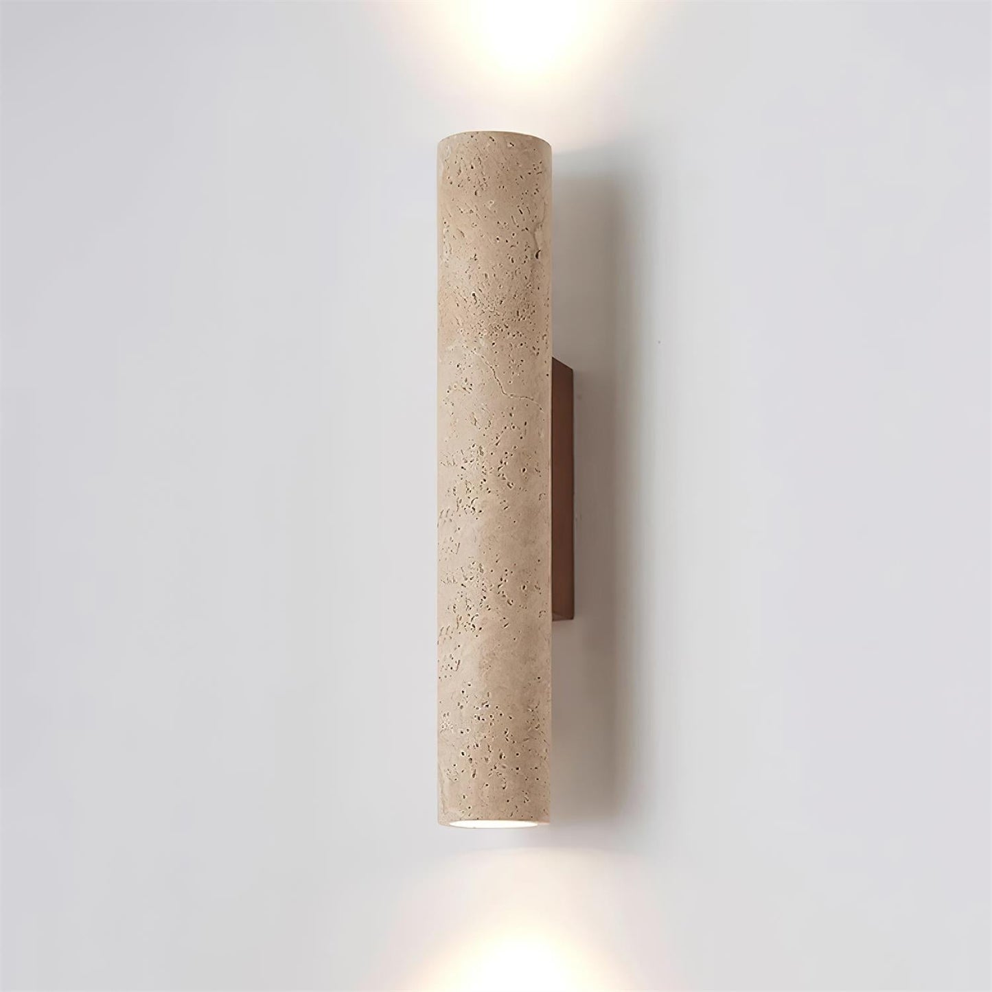 Aurélie Core Wall Lamp Wood and Travertine LED Lighting