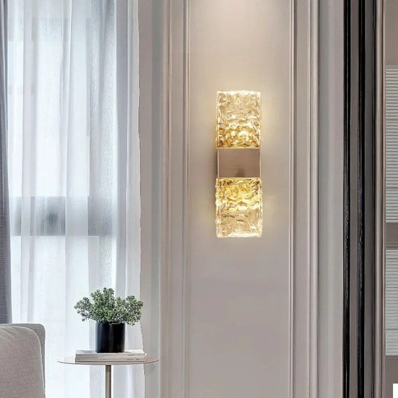 Clara Crossover Crystal Sconce