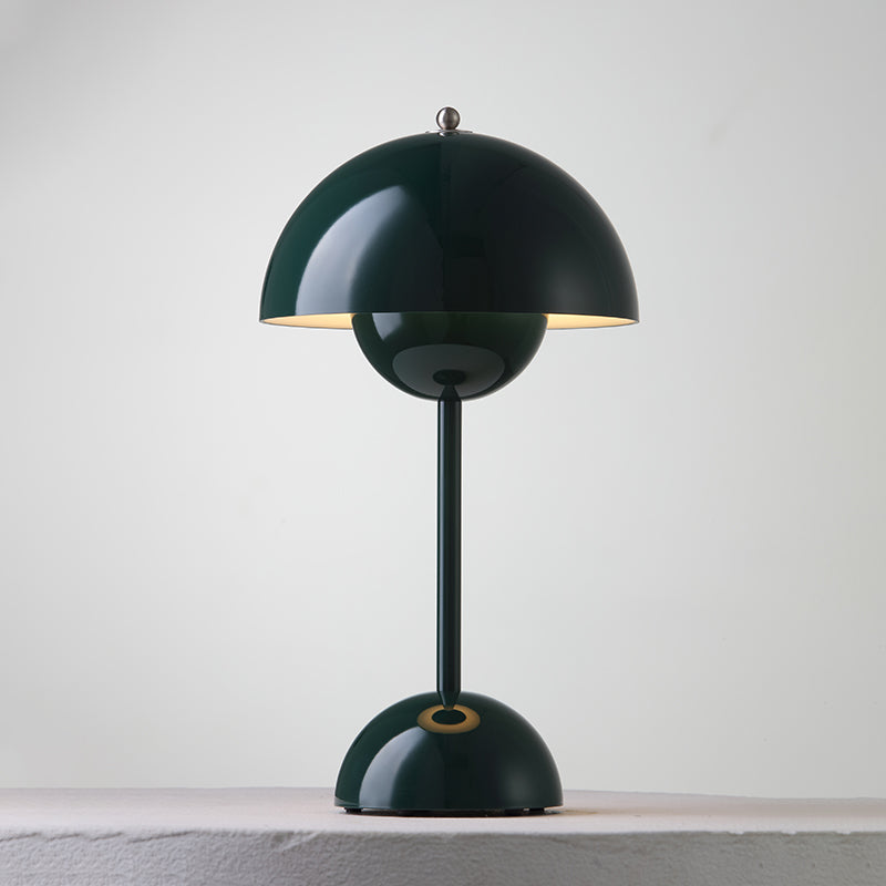 Élodie Wiederaufladbare LED-Tischleuchte mit Doppelkugeldesign