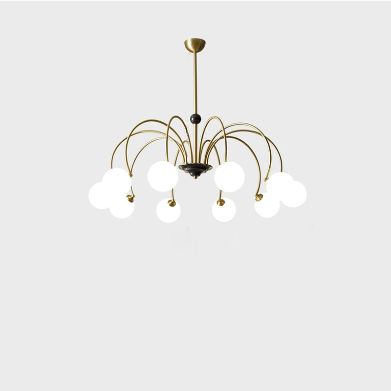 Élise Deco Bauhaus Orb Glas Kronleuchter Licht