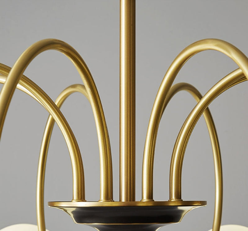 Élise Deco Bauhaus Orb Glas Kronleuchter Licht
