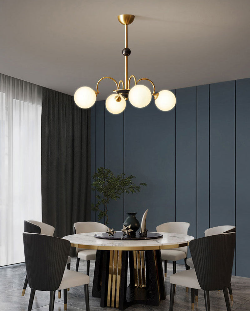 Élise Deco Bauhaus Orb Glas Kronleuchter Licht