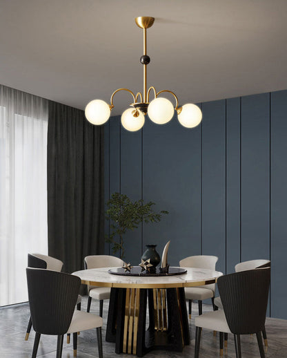 Élise Deco Bauhaus Orb Glas Kronleuchter Licht