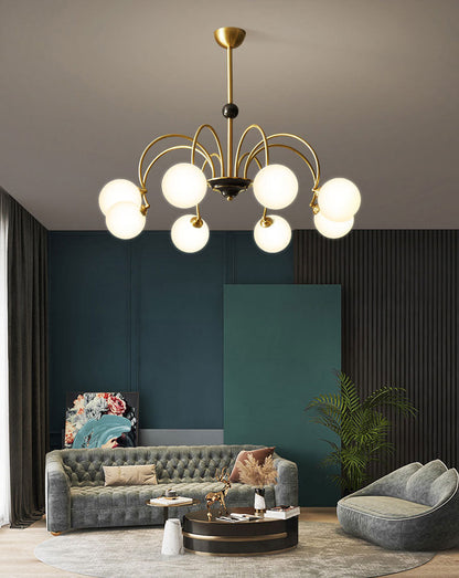 Élise Deco Bauhaus Orb Glas Kronleuchter Licht