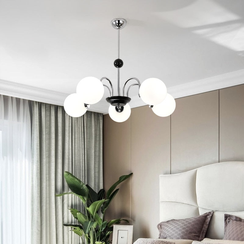 Élise Deco Bauhaus Orb Glas Kronleuchter Licht