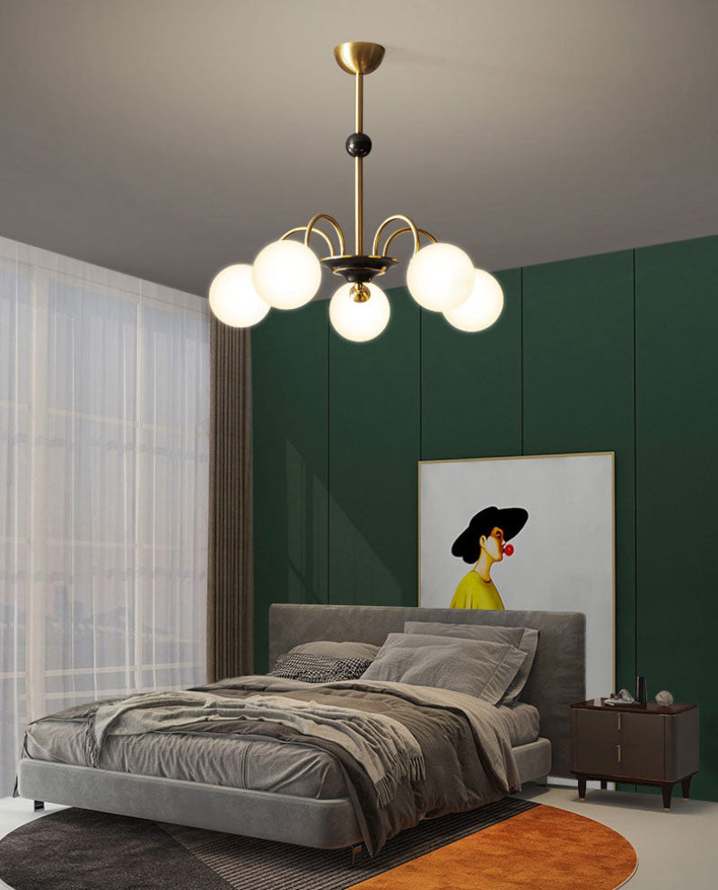 Élise Deco Bauhaus Orb Glas Kronleuchter Licht