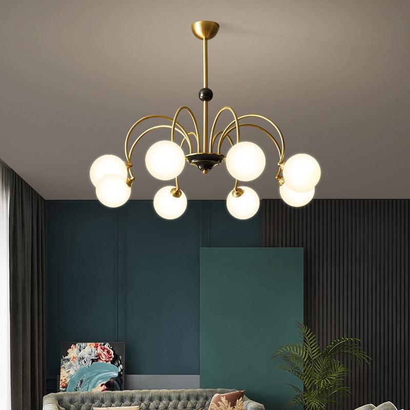 Élise Deco Bauhaus Orb Glas Kronleuchter Licht