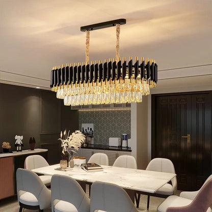 Elena Luxury K9 Crystal Leonardo Chandelier