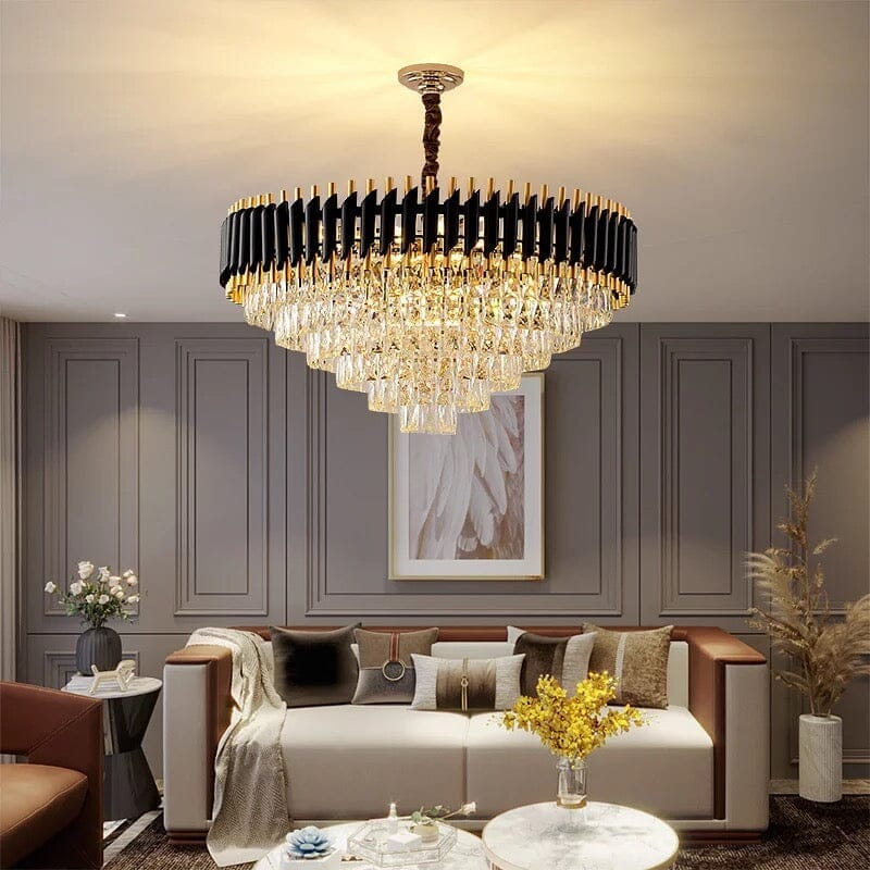Elena Luxury K9 Crystal Leonardo Chandelier