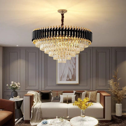 Elena Luxury K9 Crystal Leonardo Chandelier