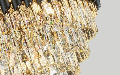 Elena Luxury K9 Crystal Leonardo Chandelier