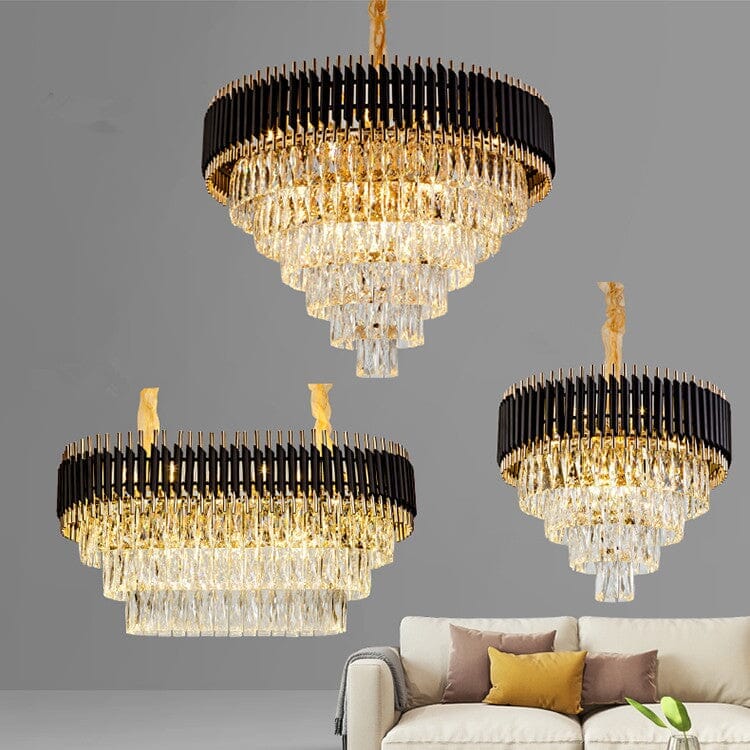 Elena Luxury K9 Crystal Leonardo Chandelier