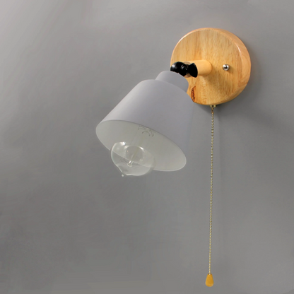 Camille Wandleuchte im Mid-Century-Stil mit Zugschalter