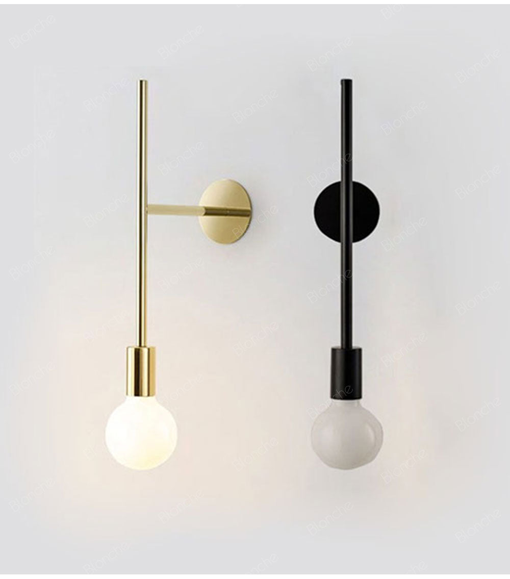 Camille Dian Glass & Metal Wall Light