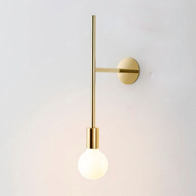 Camille Dian Glass & Metal Wall Light