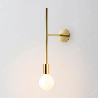 Camille Dian Glass & Metal Wall Light
