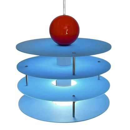 Léa geometrischer Acryl-Scheiben-Anhänger