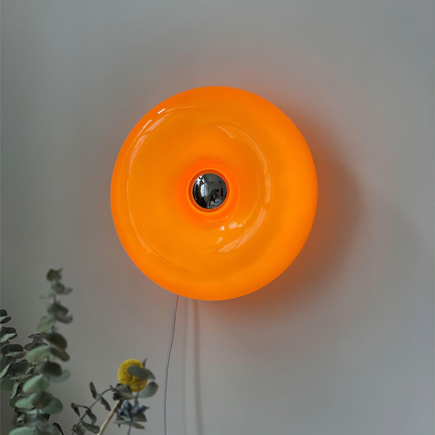 Clémence Donuts Wall Lamp Glass and Metal LED Lighting
