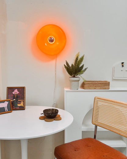 Clémence Donuts Wall Lamp Glass and Metal LED Lighting