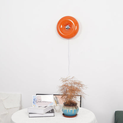 Clémence Donuts Wall Lamp Glass and Metal LED Lighting