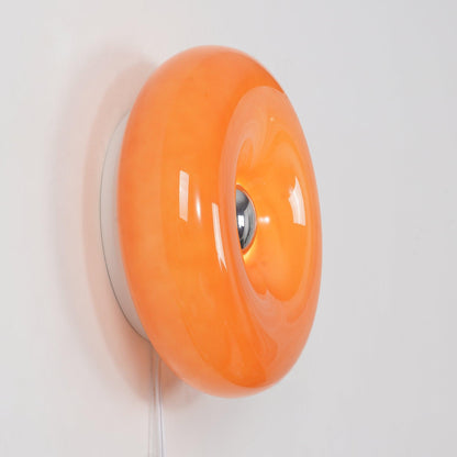 Clémence Donuts Wall Lamp Glass and Metal LED Lighting
