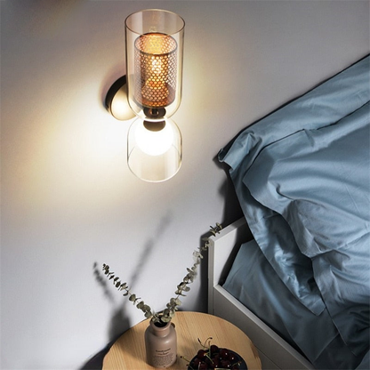 Camille Duo Honeycomb Doppelköpfige LED-Wandleuchte