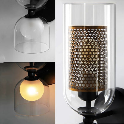 Camille Duo Honeycomb Doppelköpfige LED-Wandleuchte