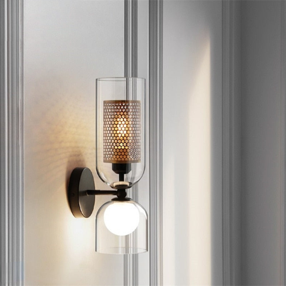 Camille Duo Honeycomb Doppelköpfige LED-Wandleuchte