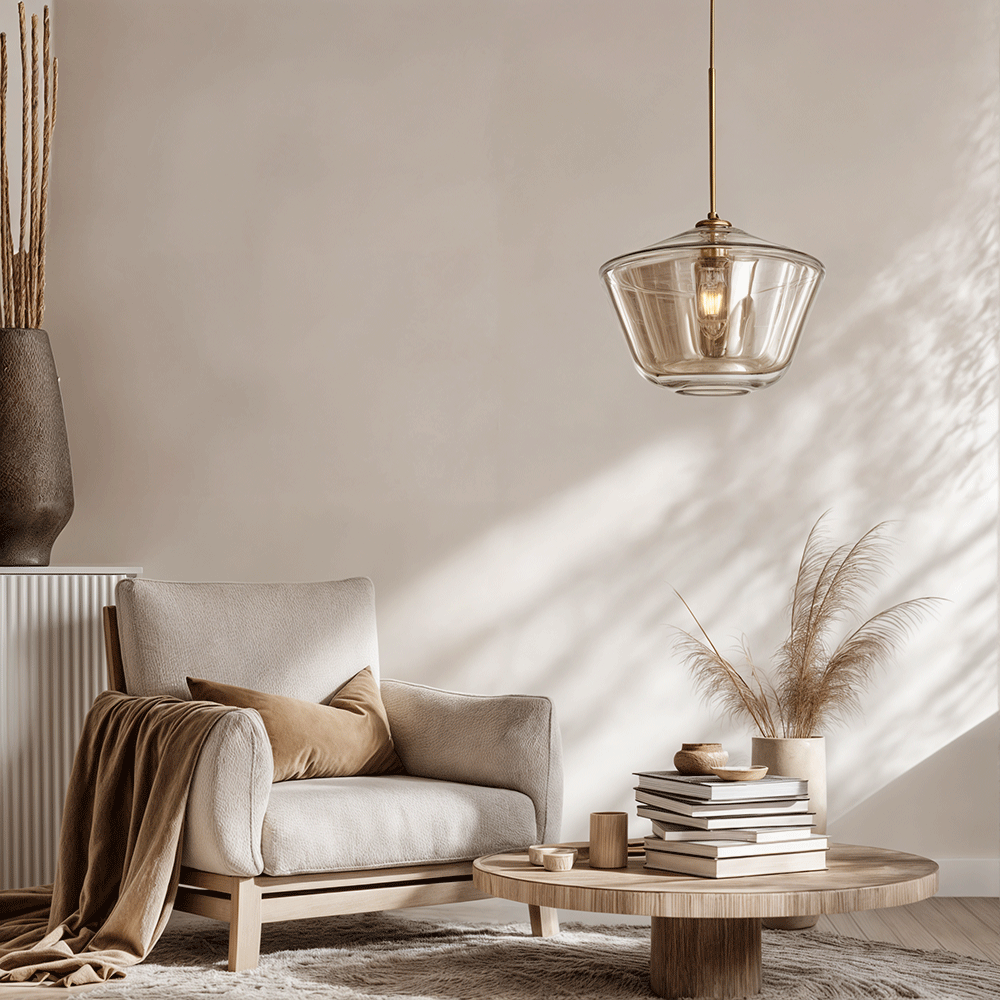 Monica Designer-Glas-Pendelleuchte
