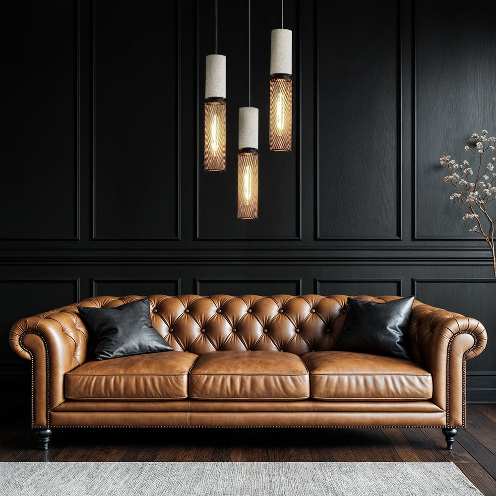 Amélie Industrial Cement Pendant Light