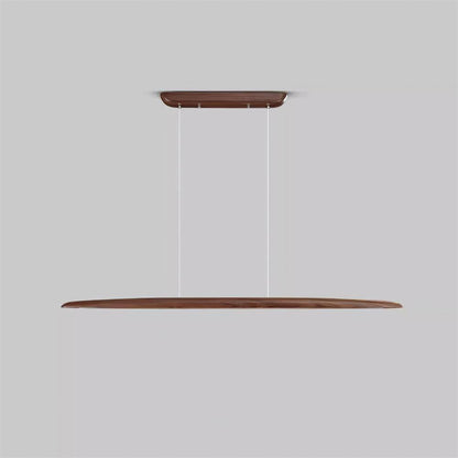 Amélie LED Chandelier, Minimalist Wood and Acrylic with Integrated LEDs