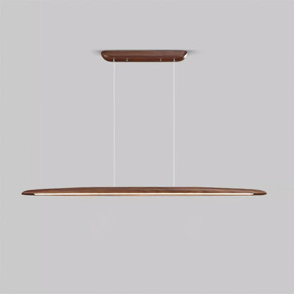 Amélie LED Chandelier, Minimalist Wood and Acrylic with Integrated LEDs
