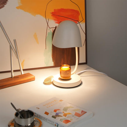 Chloé Eierschalenfarbene Kerzenwärmerlampe mit verstellbarem Hals