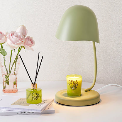 Chloé Eierschalenfarbene Kerzenwärmerlampe mit verstellbarem Hals