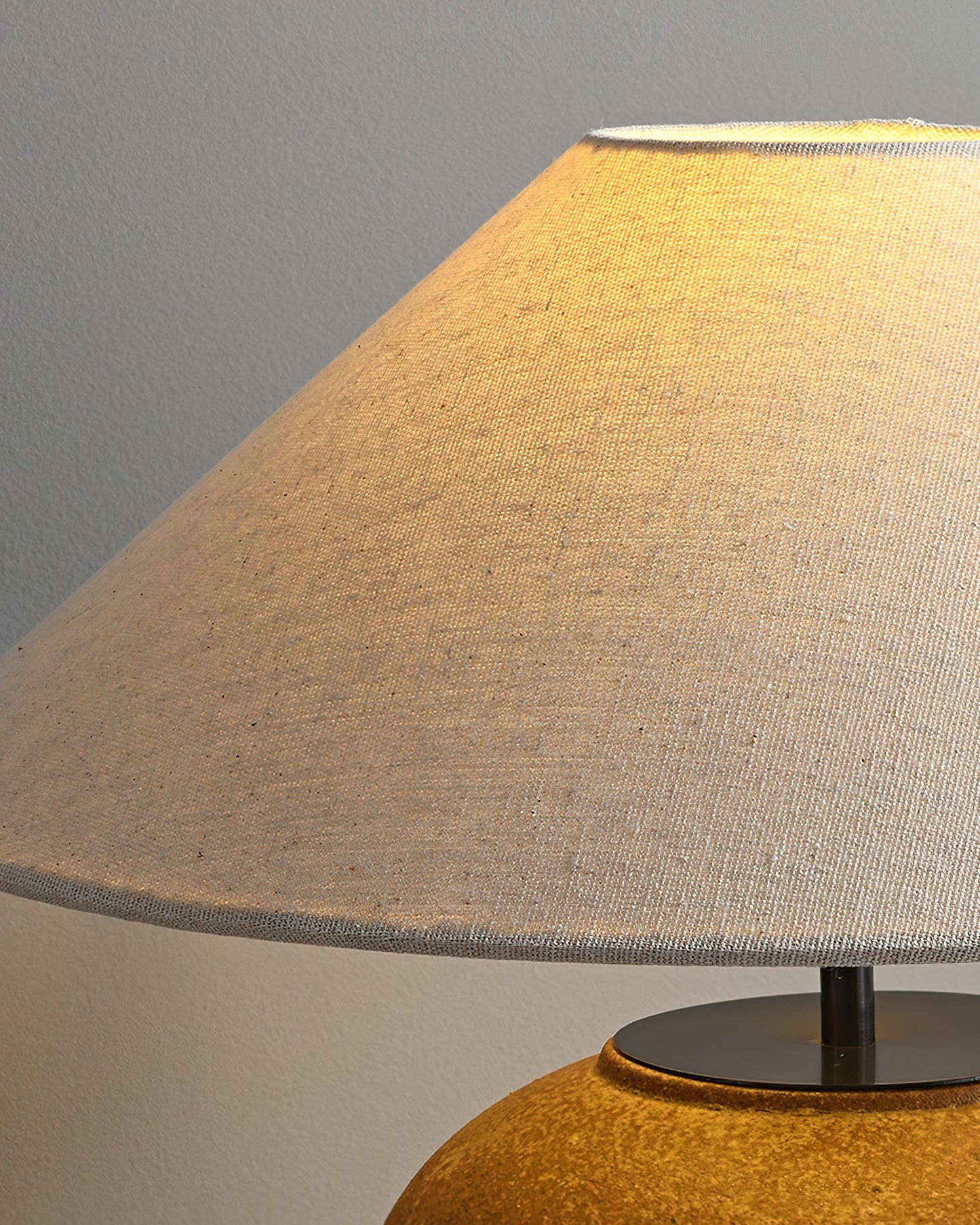 Madeleine Ceramic Table Lamp with Fabric Shade Design