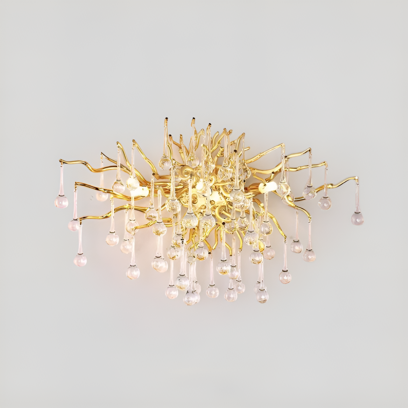 Wandleuchte Margot Icy Branch Crystal Gold