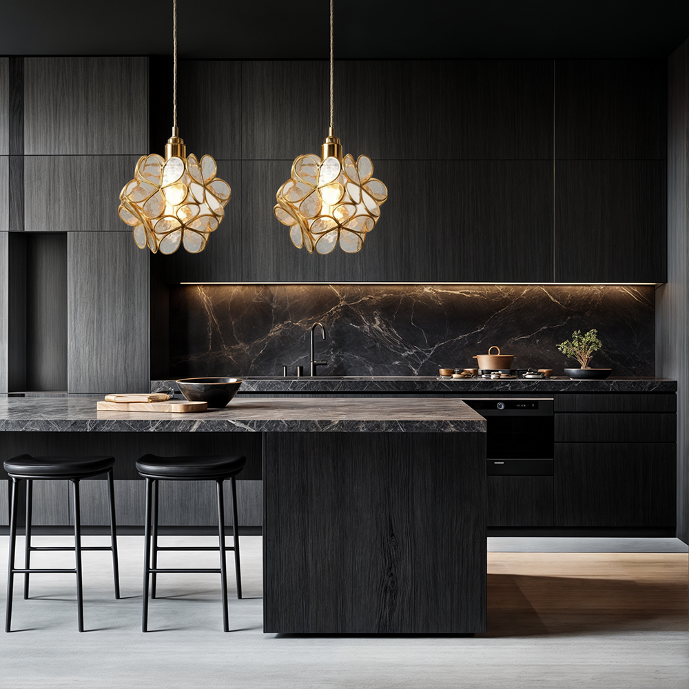 Clara Flower Glass Pendant Light