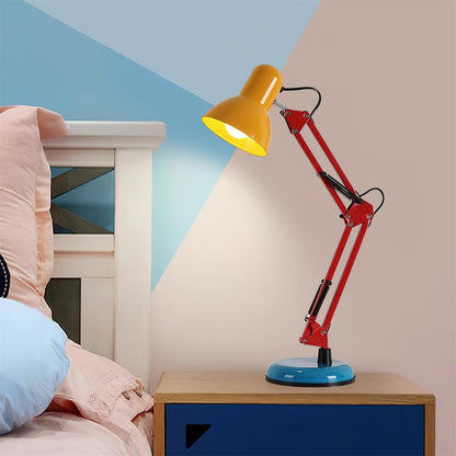 Solène Memphis Verstellbare Tischleuchte mit Color-Block-Design